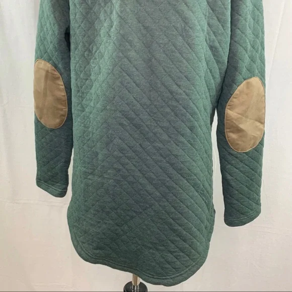 Marley Lilly monogram MLS quilted tunic sweatshirt NWT - Picture 12 of 16